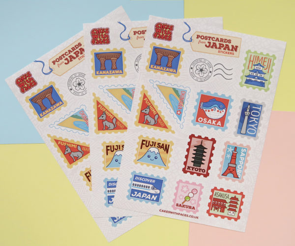 Kawaii Japanese Travel Stickers