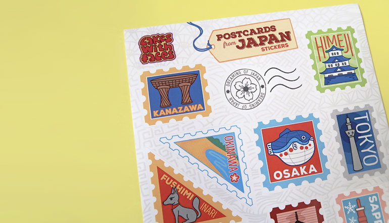 Japan Sticker Sheets