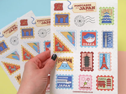New ‘Postcards from Japan’ Stickers