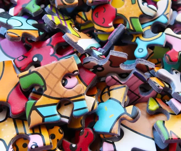 Colourful Puzzle Pieces
