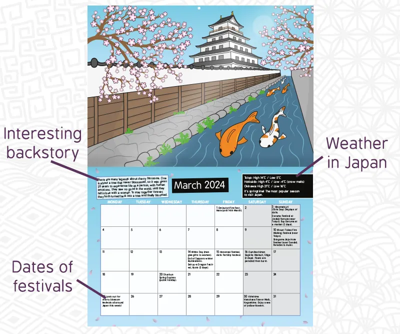 2024 Japan Calendar Preview